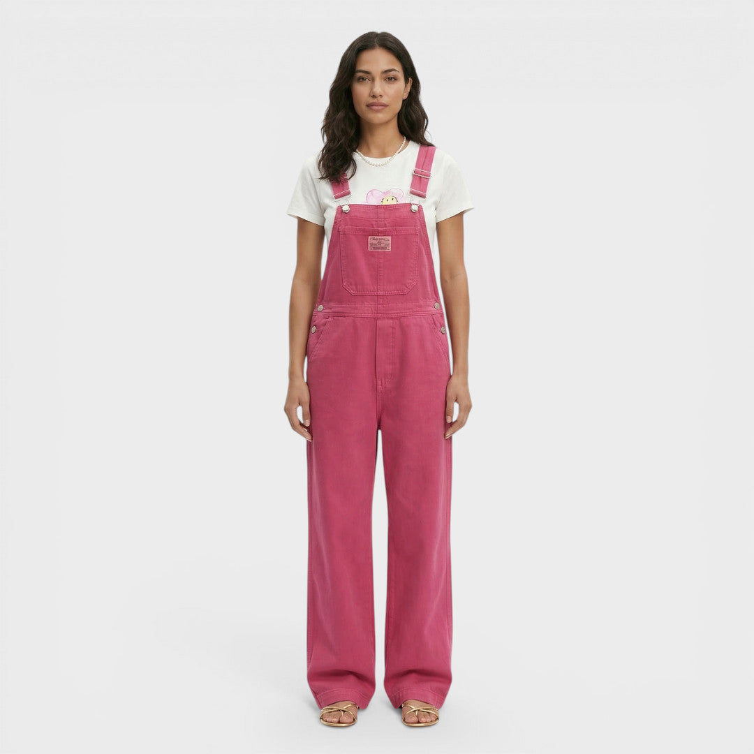Combinaison Denim Femme Jambe Large