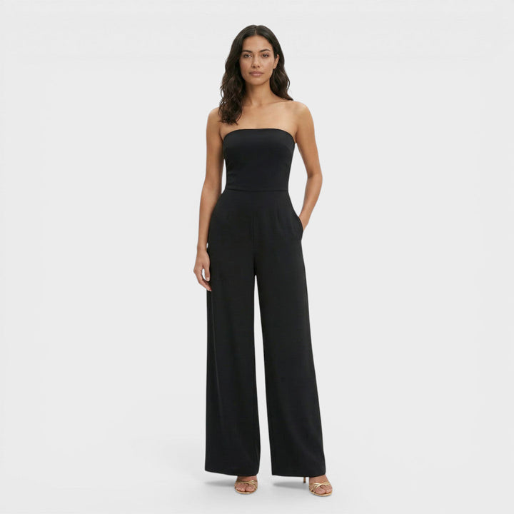 Combinaison Femme Bustier Jambe Large