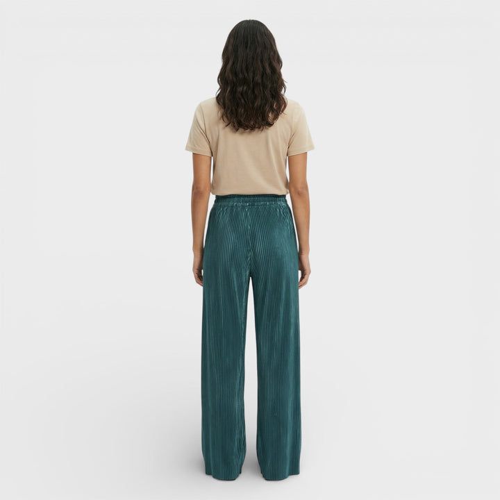 Pantalon Large Plissé Femme