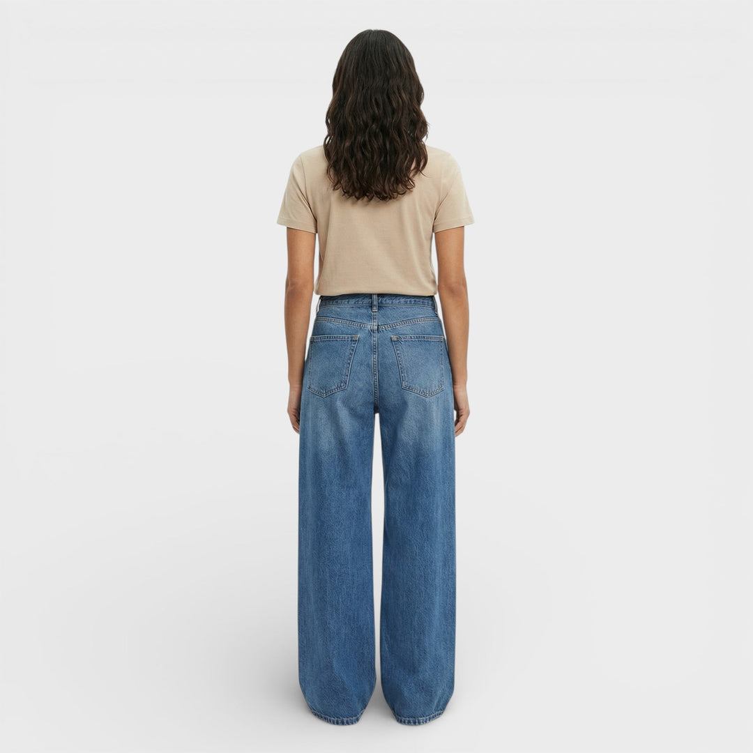 Jean Coupe Large Femme