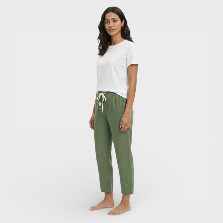 Pantalon Ample Taille Élastique Femme