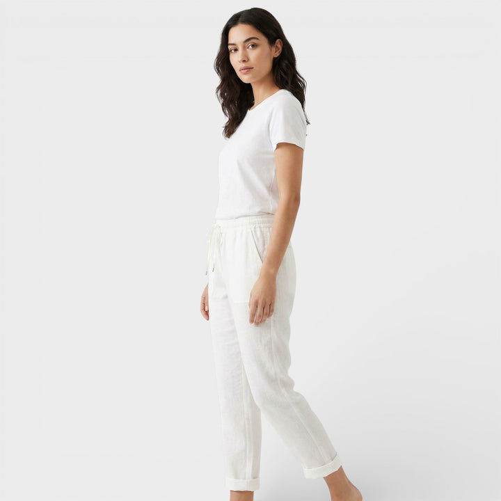 Pantalon Confortable Taille Élastique Femme