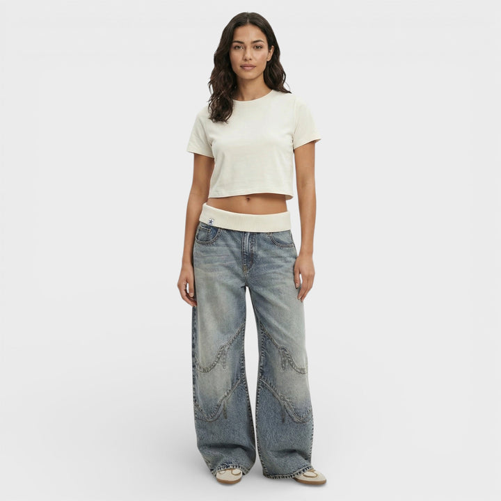Jean Baggy Wide Leg Femme